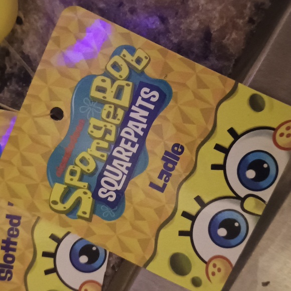 SpongeBob SquarePants Yellow and Blue Utensil Set Kitchen Set New - Picture 4 of 6